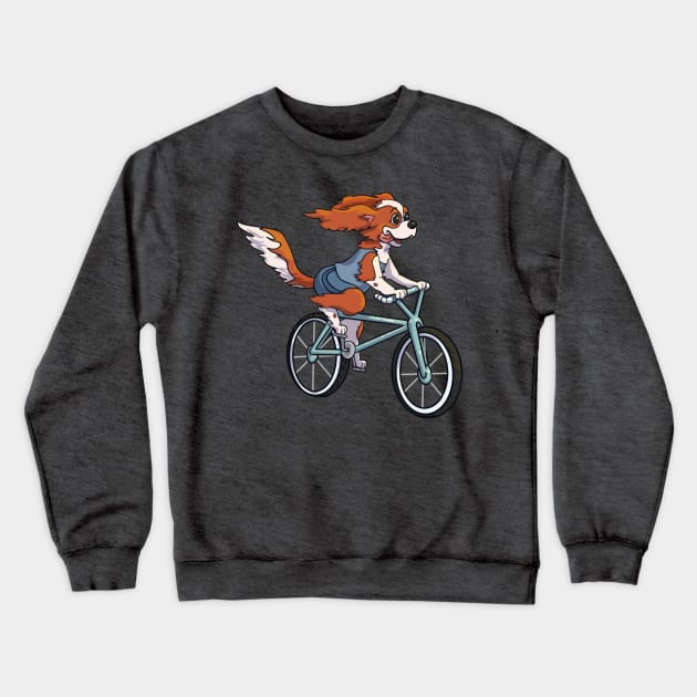 Sporty Caviler Crewneck Sweatshirt by Artbysusant 